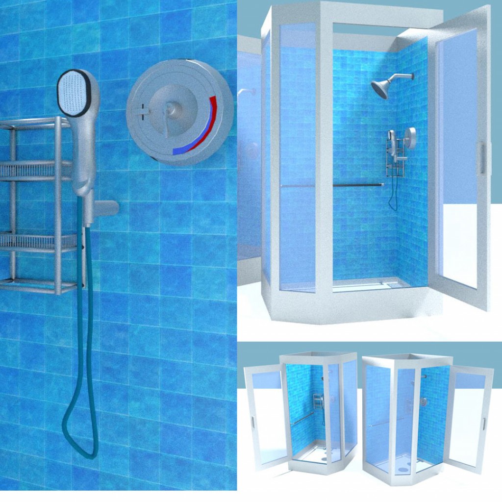 Shower Stall -- Two Versions preview image 1